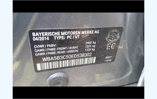 Used BMW N55B30A 3.0L Turbo Engine AWD Fits 2014–2019 535i 535i GT 640i – 86,488 Miles