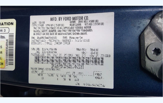 Used Ford Fusion 1.5L EcoBoost Turbo Engine VIN D Fits 2014–2020 – 86,115 Miles
