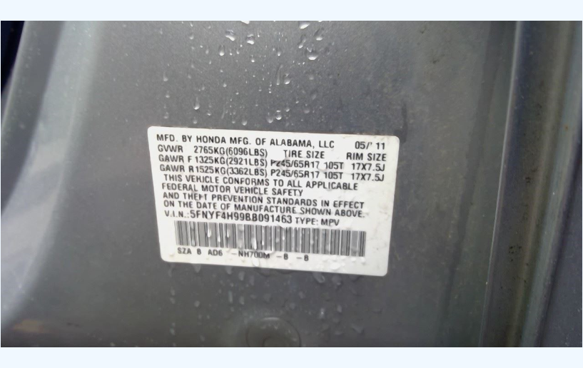 Used 2009-2011 Honda Pilot 3.5L V6 J35Z4 Engine β 172,327 Miles