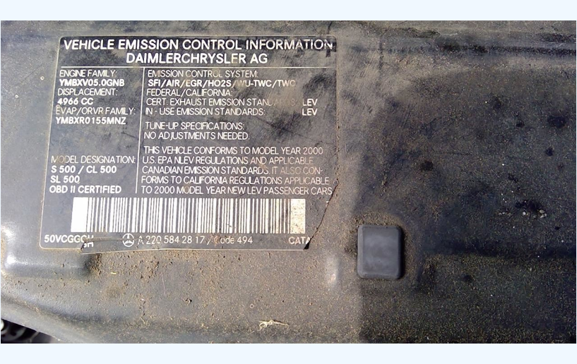 Used Mercedes-Benz 5.0L V8 Engine (M113 / 113.967 / 113.969) – CL500 / E500 / S500 / CLK500 / ML500 / R500