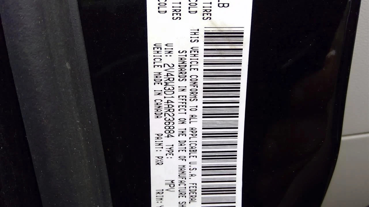 Engine 3.8L VIN 1 8th Digit Fits 09-11 ROUTAN