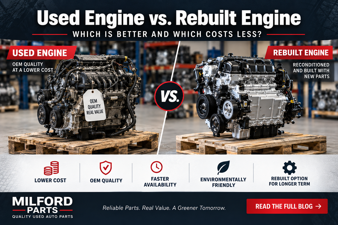Used Engine vs. Rebuilt Engine: Which Is Better and Which Costs Less?