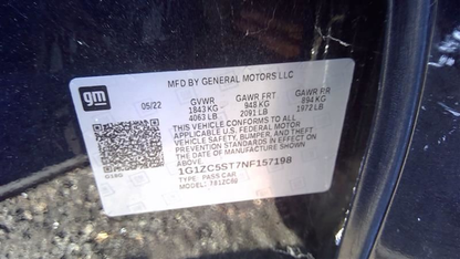 Used Instrument Speedometer Gauge Cluster – 51,430 Miles – OEM GM 42786792