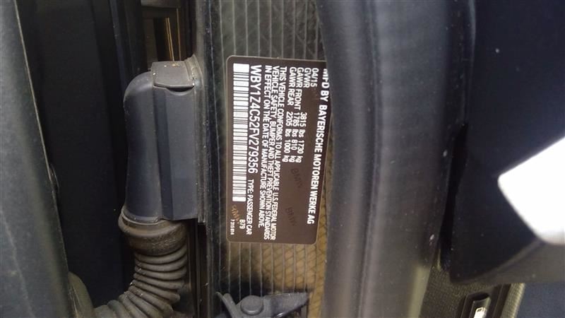 2014–2020 BMW i3 Rear Left Door Assembly – 59,875 Miles
