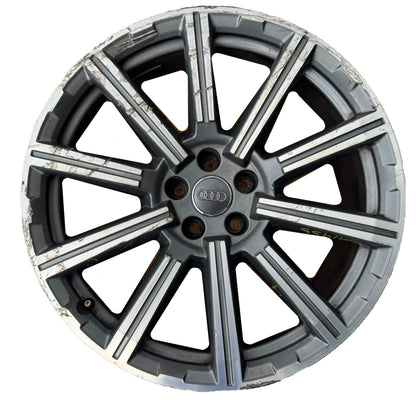 Used 2017–2019 Audi Q7 20x9 Alloy Wheel — 10 Spoke — 5 Lug — 112mm — +33mm Offset — OEM 4M0601025AD
