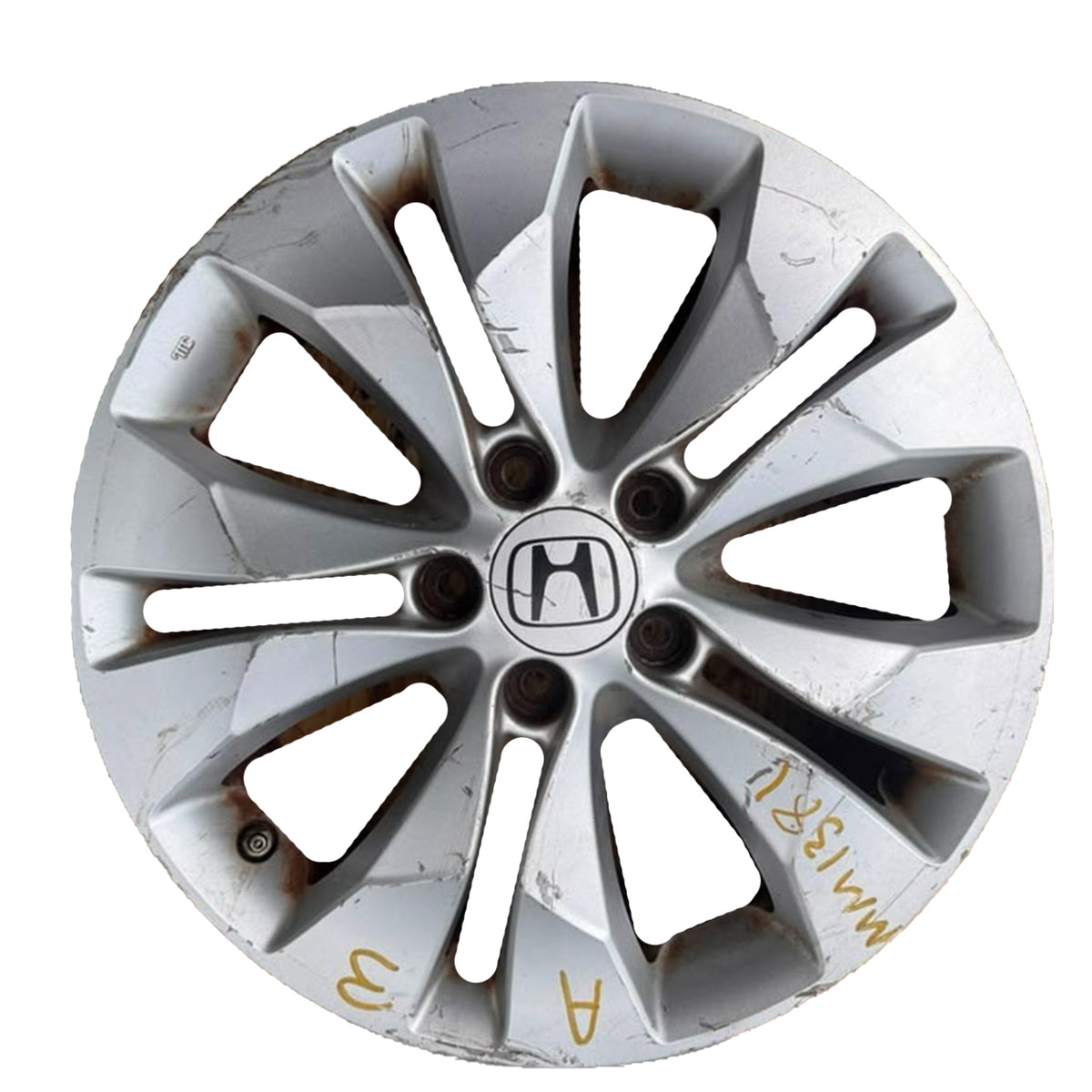 Used 2012–2014 Honda CR-V 17x6.5 Alloy Wheel — 10 Spoke — 5 Lug — 115mm — TPMS — 50mm Offset