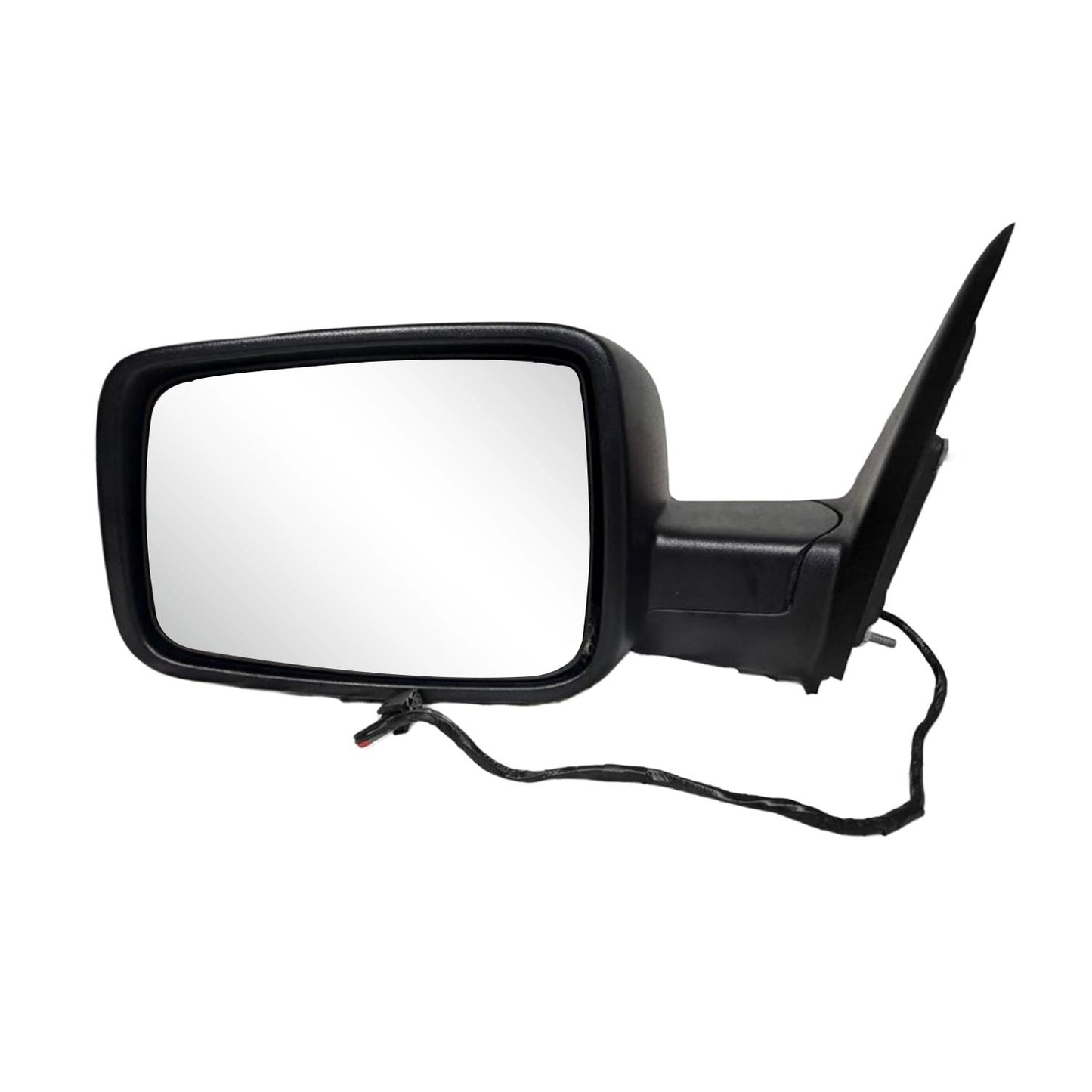 Used OEM Dodge Ram Left Side View Mirror | Black Textured | Power | 7x11" | Turn Signal & Courtesy Lamps | 67,000 Miles