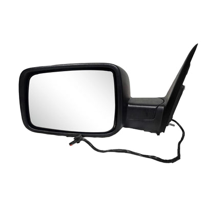 Used OEM Dodge Ram Left Side View Mirror | Black Textured | Power | 7x11" | Turn Signal & Courtesy Lamps | 67,000 Miles