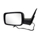 Used OEM Dodge Ram Left Side View Mirror | Black Textured | Power | 7x11" | Turn Signal & Courtesy Lamps | 67,000 Miles