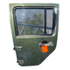 Used 2007-2017 Jeep Wrangler OEM Left Rear Driver Half Door Assembly Green PGJ 68028609AB