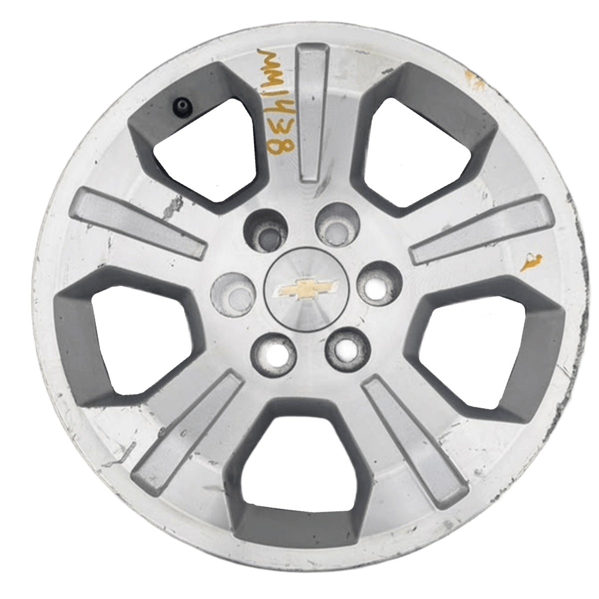 Used 2014–2019 Chevrolet Silverado / GMC Sierra 18x8.5 5-Spoke Wheel — 6 Lug — Natural Finish — OEM