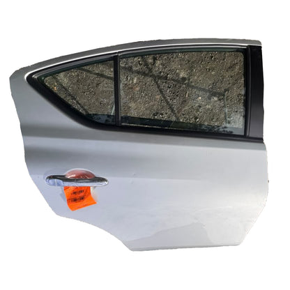 Used Right Rear Electric Door Panel Silver K23 Fits 2012-2019 Nissan Versa Sedan 46,287 Miles