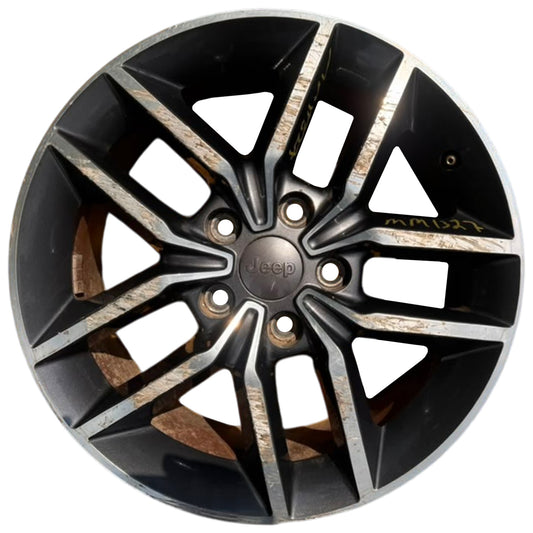 Used 2017–2019 Jeep Grand Cherokee 18" Aluminum Wheel — 18x8 — 5 Lug — Tech Gray — OEM