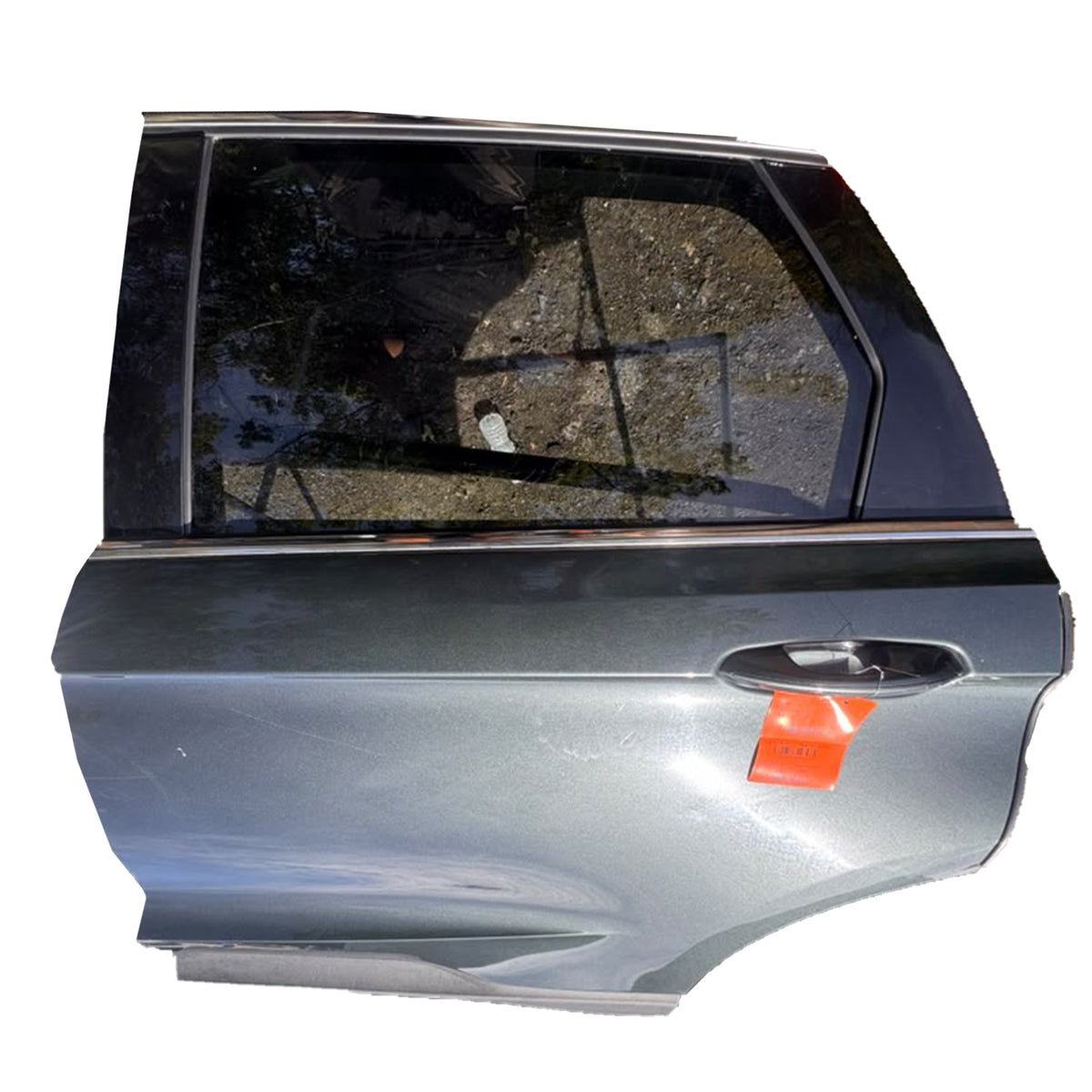 Used 2015-2024 Ford Edge OEM Left Rear Driver Door Assembly Green Privacy Glass 124,055 Miles