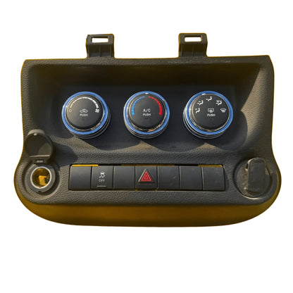 Used 2011–2013 Jeep Wrangler Temperature Control Panel — A/C — Heated Rear Glass — OEM