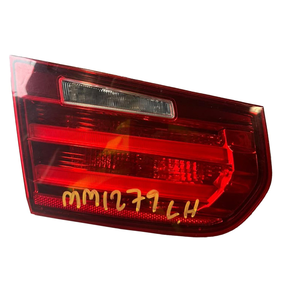 Used OEM 2012-2015 BMW 3 Series – Left Driver Side Decklid Mounted Tail Light – 109,875 Miles