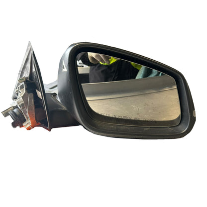 Used OEM 2013-2014 BMW 320i 328i 330e 335i 340i Passenger Right Side View Mirror – Blue – 109,875 Miles
