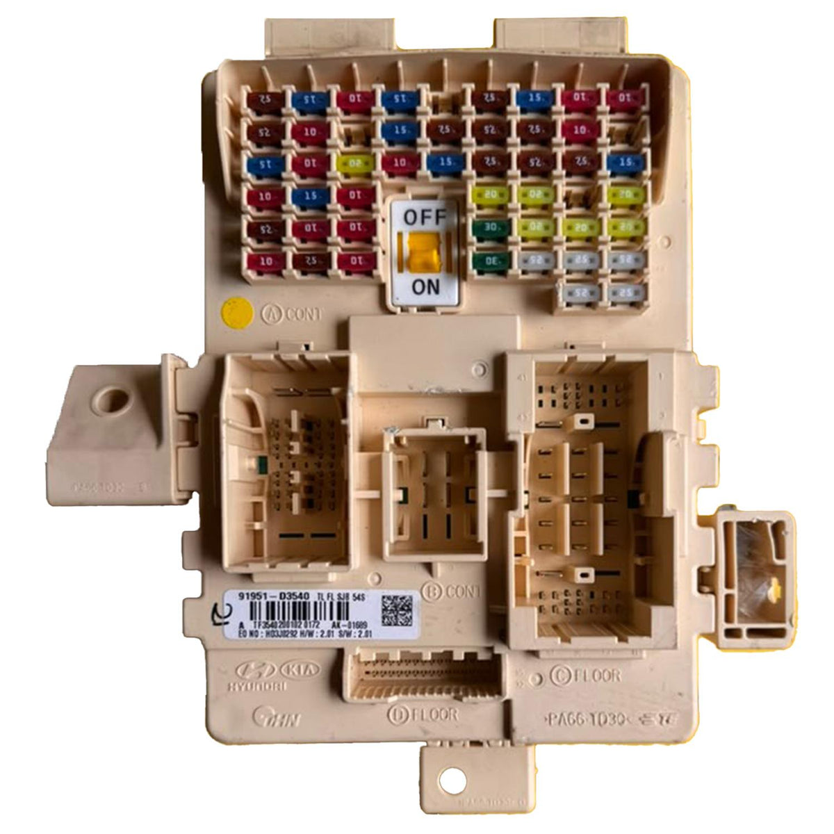 Used OEM Under Dash Cabin Fuse Box – 2020 Hyundai Tucson Sport 2.4L