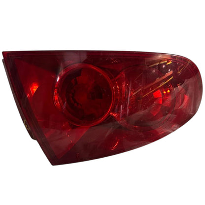2004-2006 Mazda 3 Sedan Left Driver Side Quarter Panel Tail Light Red Lens OEM BN8R-51160E Used