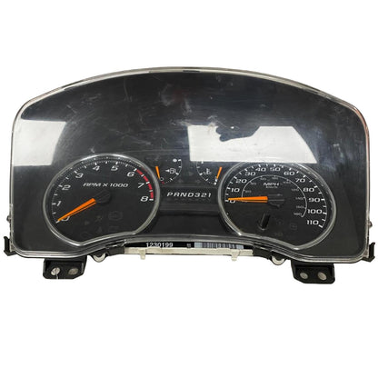 OEM Used Instrument Cluster Speedometer – 92,000 Miles – 2007 Chevrolet Colorado / GMC Canyon (Canada Market) AT – Part # 25819957