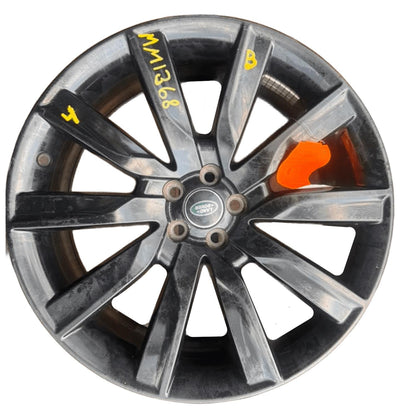 Used 2018-2020 Range Rover Velar 21x8.5 10-Spoke Alloy Wheel 5x108 Black/Gray OEM
