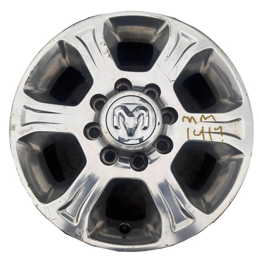 2019–2025 Ram 2500 3500 18x8 Polished 6-Spoke Aluminum Wheel 6MP64AAAAA 71K Miles