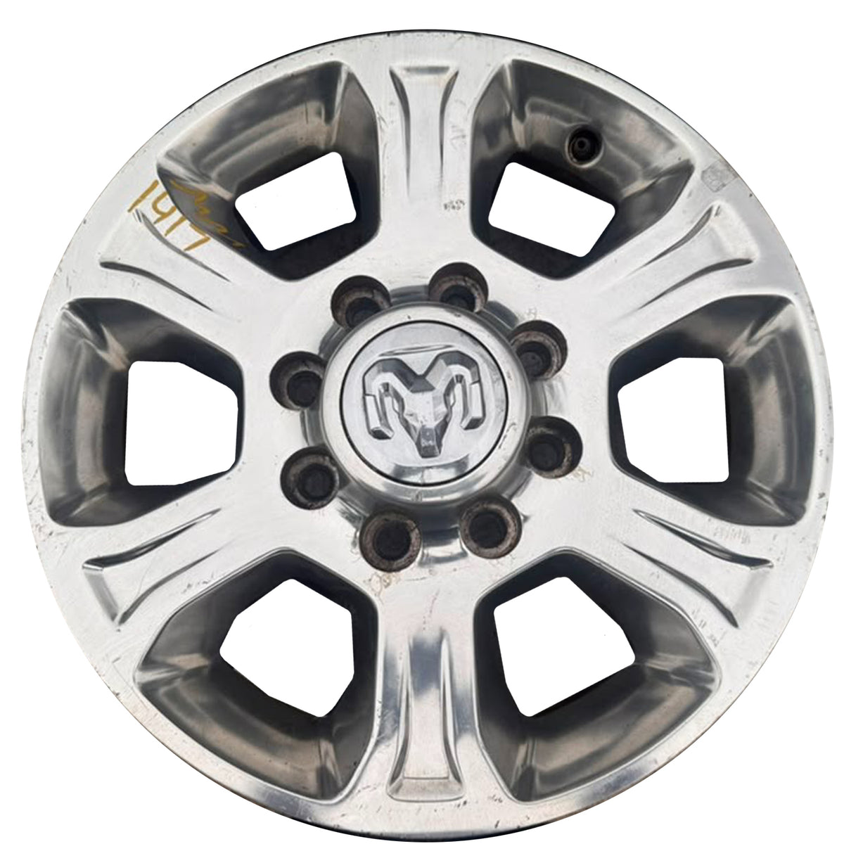 2019-2025 Dodge Ram 2500 3500 18x8 6-Spoke Polished Aluminum Wheel 6MP64AAAAA