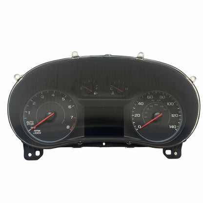 OEM Used Instrument Cluster Speedometer – 81,112 Miles – 2017-2018 Chevrolet Malibu Hybrid 1.8L MPH w/ 1-Color Graphic Display – ID 84128306