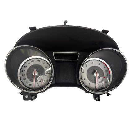 OEM Used Instrument Cluster Speedometer – 33,000 Miles – 2014-2015 Mercedes-Benz CLA250 W117 – Part # 1179007600