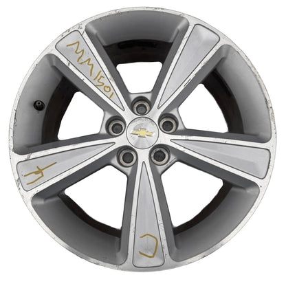 2012-2016 Chevy Cruze 17x7 5-Spoke Alloy Wheel 5-Lug 9548125 66K Miles