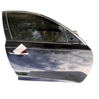 Used OEM 2016-2020 Kia Optima Passenger Front Door Panel Assembly – Black (EB) 107,325 Miles