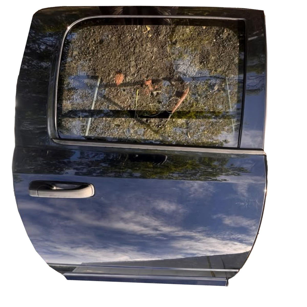 Used Right Rear Electric Door Panel Black PX8 Fits 2009-2024 Ram 1500 2500 3500 70,227 Miles