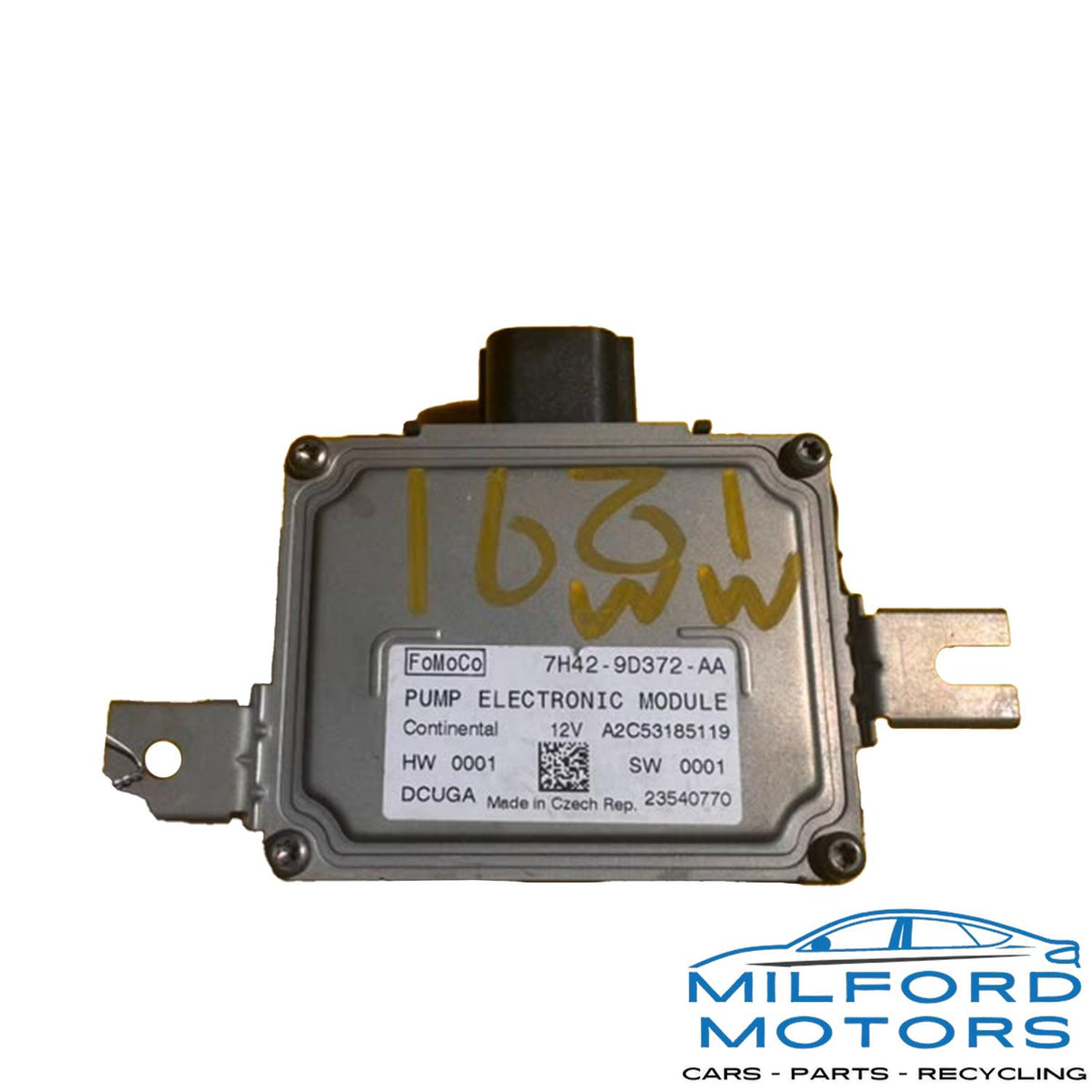 2013 USED OEM FUEL PUMP CONTROL MODULE – LH TRUNk