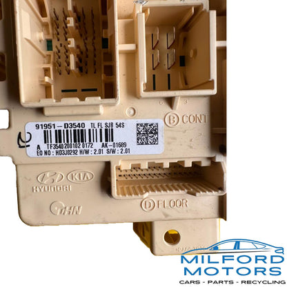 Used OEM Under Dash Cabin Fuse Box – 2020 Hyundai Tucson Sport 2.4L