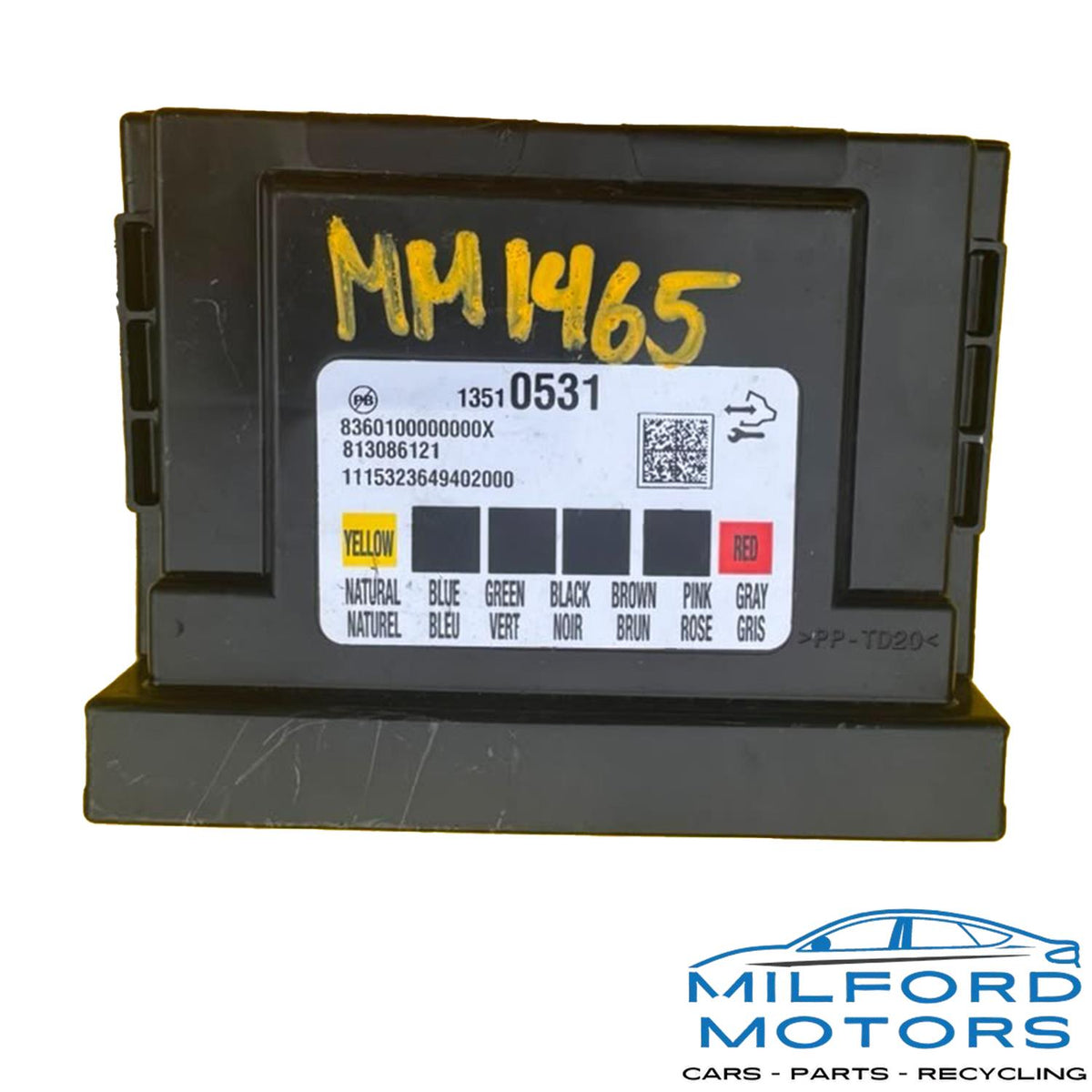 2014-2020 GM BCM Body Control Module 13587700 Cadillac Escalade Silverado Sierra Tahoe Yukon 126K Miles