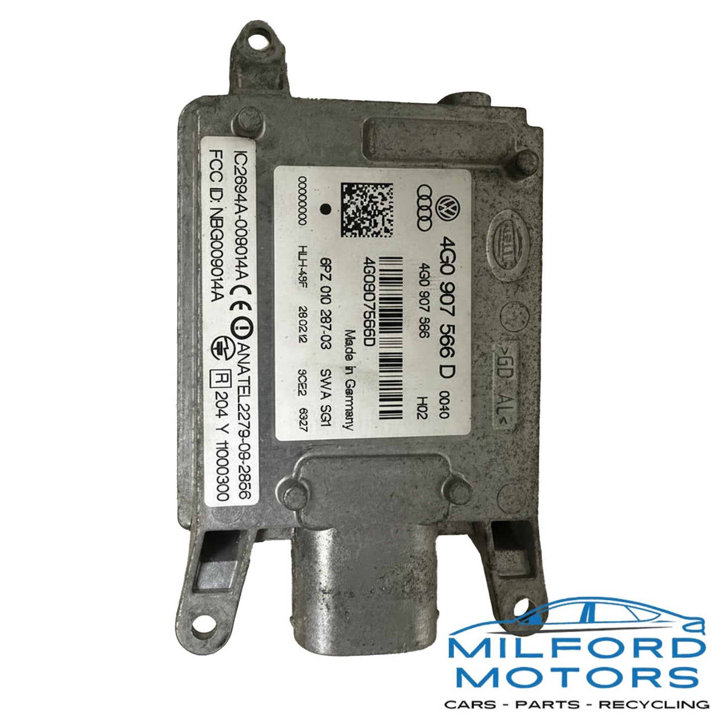 Used OEM 2012-2015 Audi A6 S6 Lane Change Assist Blind Spot Master Control Module 4G0907566D