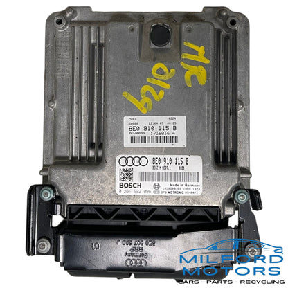 2005 Audi A4 2.0L ECM ECU Engine Computer OEM 8E0910115B Unknown Miles