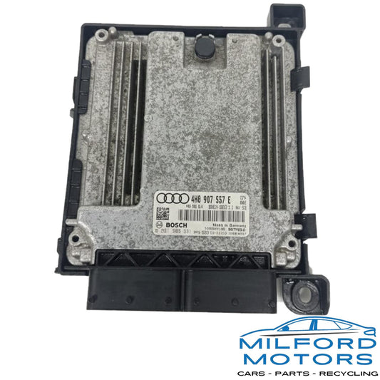 2013-2014 Audi A8 S8 4.0L ECM ECU Engine Computer OEM 4H0907557E CGTA 117K Miles