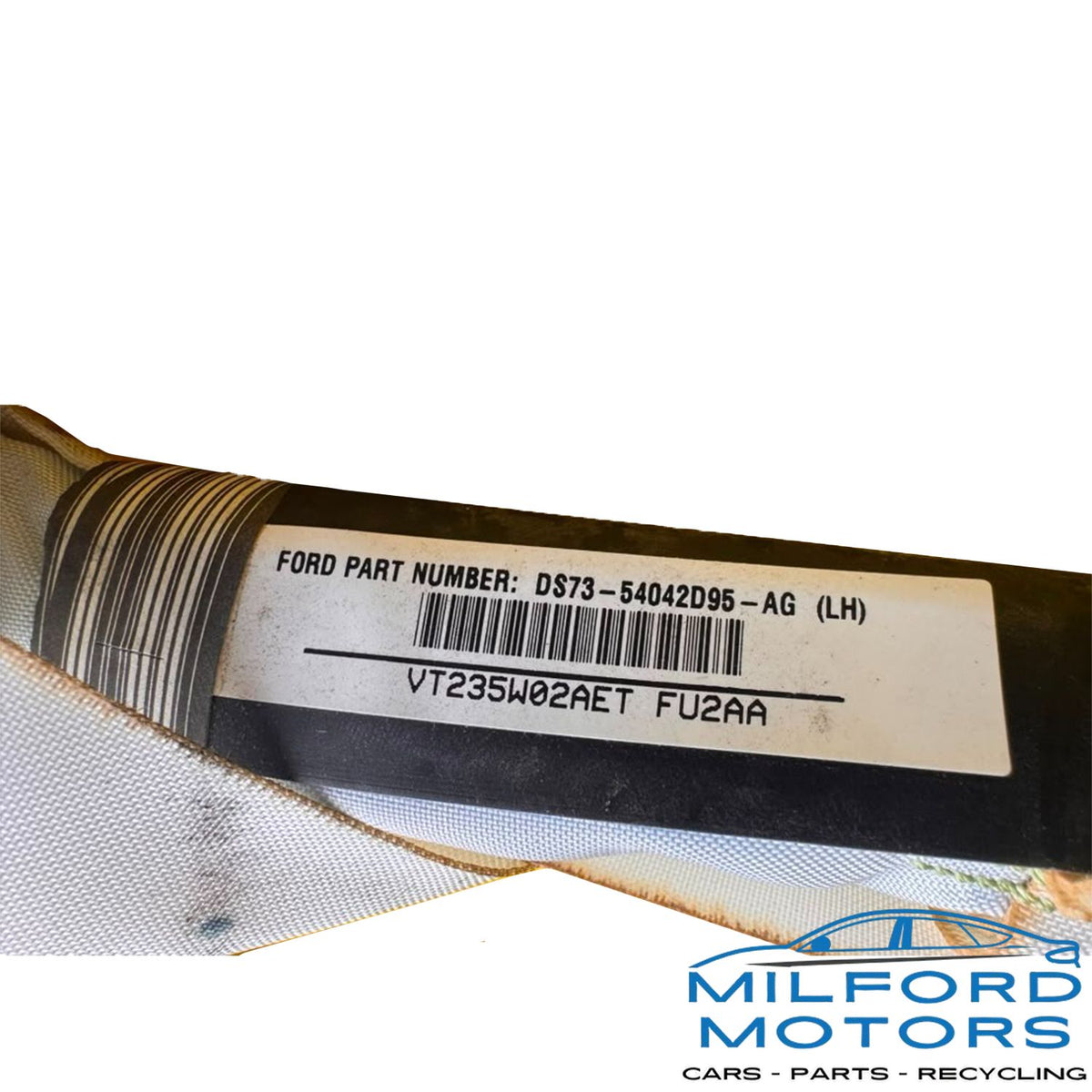 2013-2016 Ford Fusion USED Front Driver Left Roof Curtain Airbag OEM DS7Z54042D95B