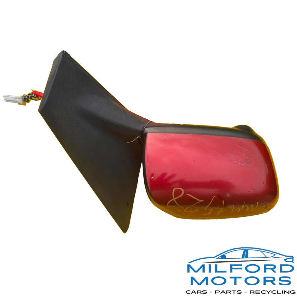 2008-2015 Nissan Rogue Passenger Right Power Side View Mirror Red NAH OEM