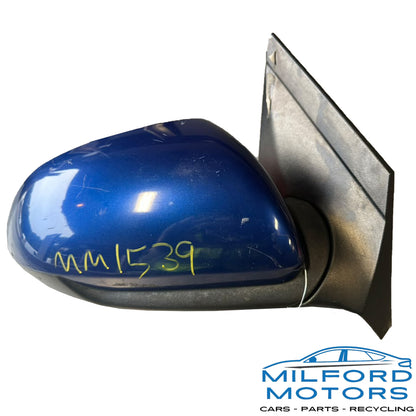 Used OEM 2018–2022 Hyundai Accent Passenger Right Side View Mirror Power Blue B2R – 77,903 Miles