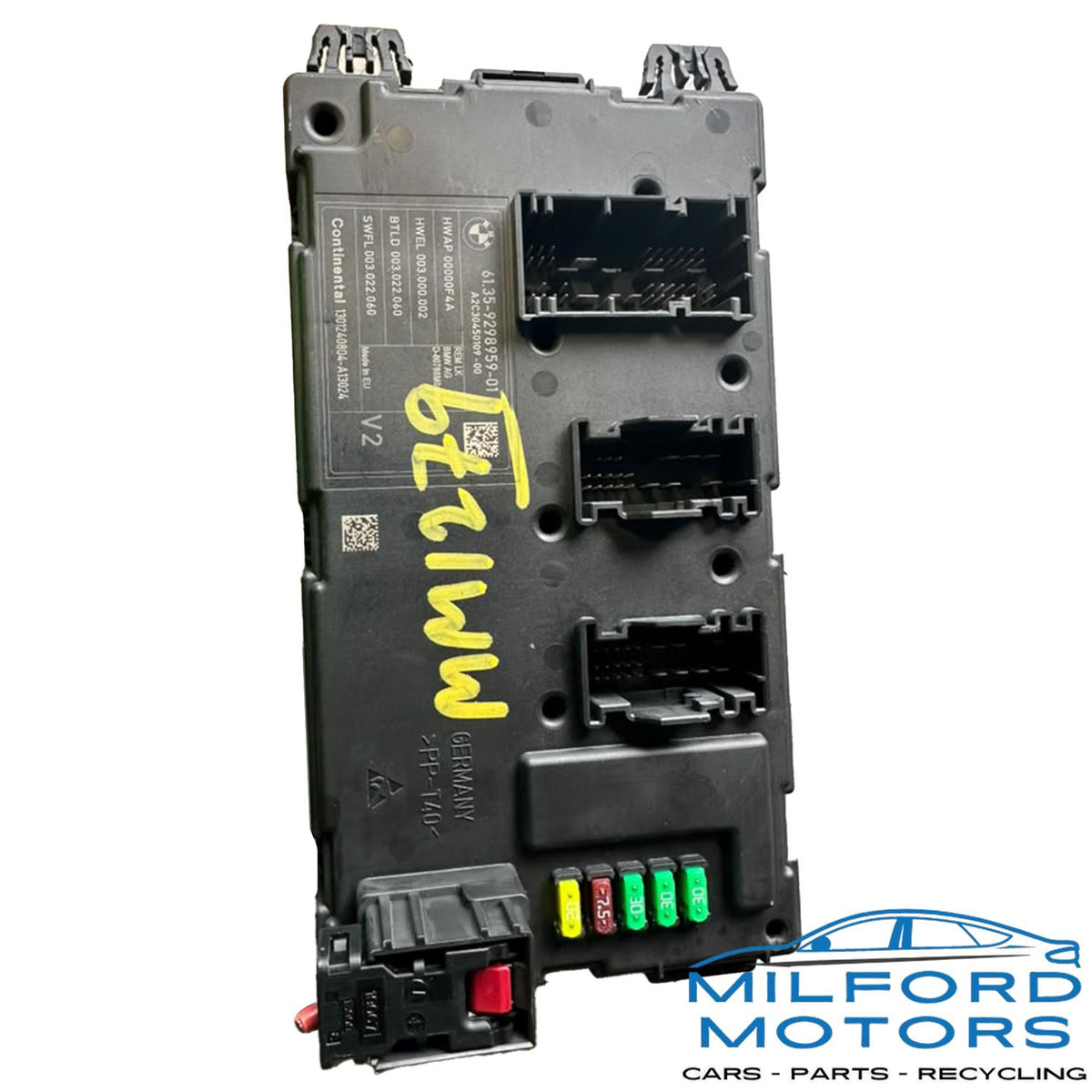 Used OEM Chassis Rear Body Control Module – 2012-2021 BMW 228i 230i 328i 440i 109,875 Miles
