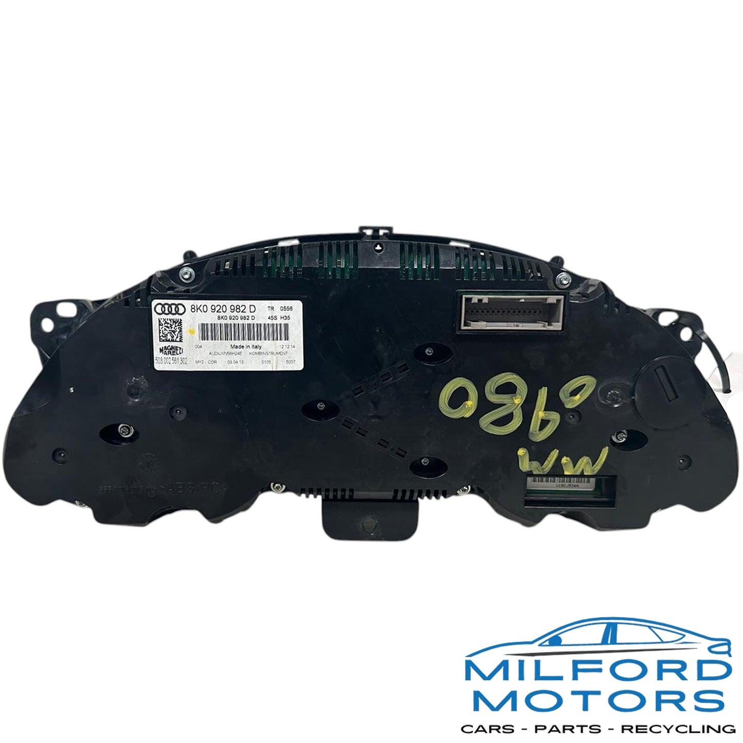 OEM 2013 Audi A4 / Allroad Instrument Cluster Speedometer MPH 8K0920982D - 84,153 Miles