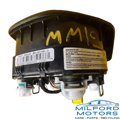 2012-2021 BMW 228i 230i 320i 328i 430i 435i 440i USED Driver Flat Bottom Steering Wheel Airbag 32306871095 OEM
