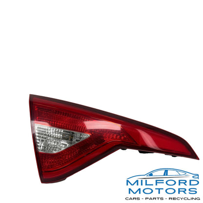 Used OEM Left Inner Tail Light Decklid Mounted Incandescent US Built 2015–2017 Hyundai Sonata 92403C2000