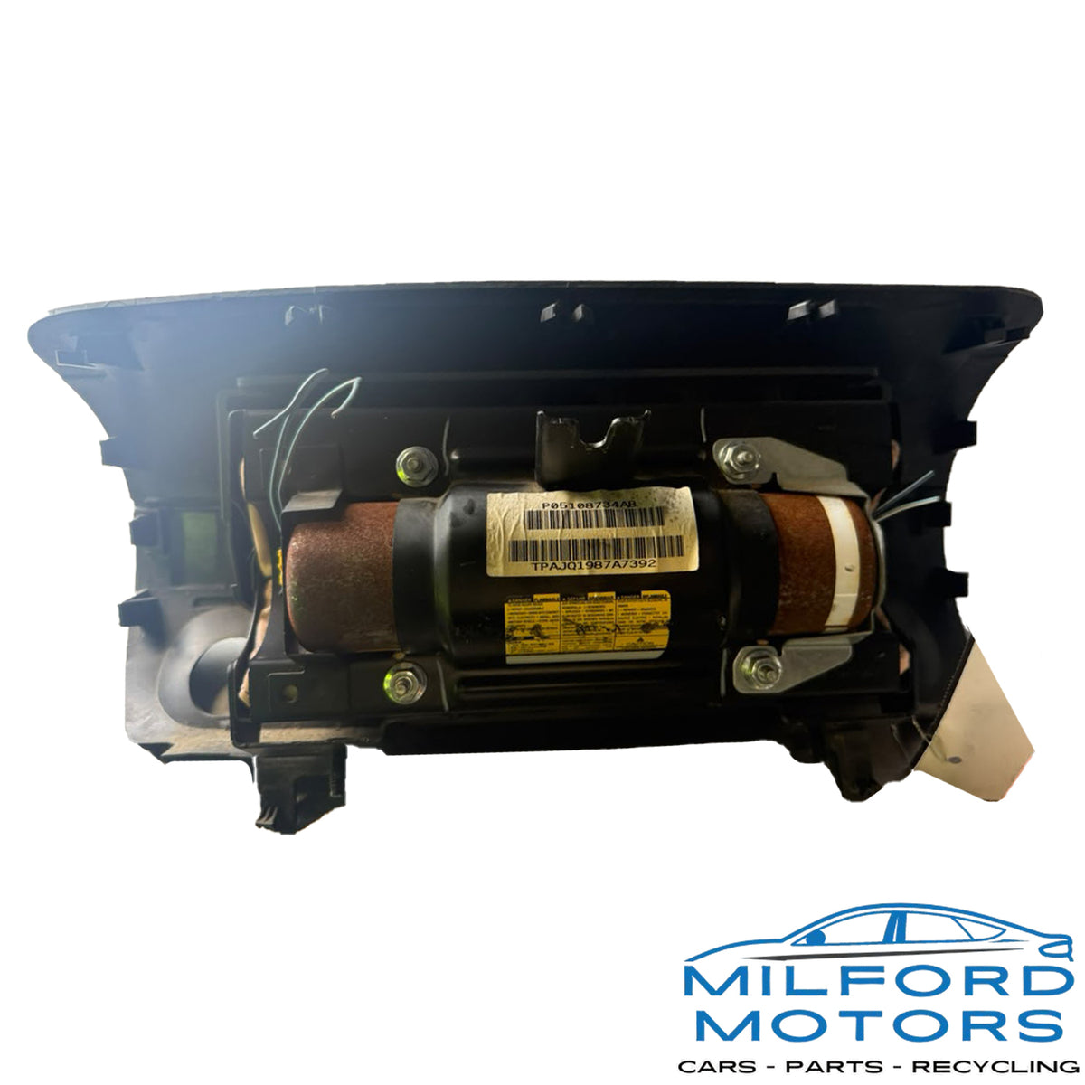 Used OEM Passenger Dashboard Airbag – 2008-2010 Jeep Wrangler