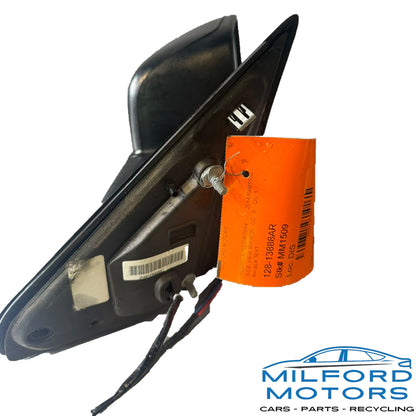 Used OEM Right Passenger Side Power Mirror Ram 1500 2013–2024 Classic / Ram 2500 2015–2018 Black Textured 6x9"