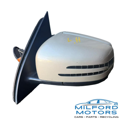 Used OEM 2012-2016 Mercedes-Benz GL ML-Class Driver Left Power Folding Side View Mirror 166 Type 50K Miles🔧 Part #: 128-64184L 📦 Stock #: (MM1056) TR8-48