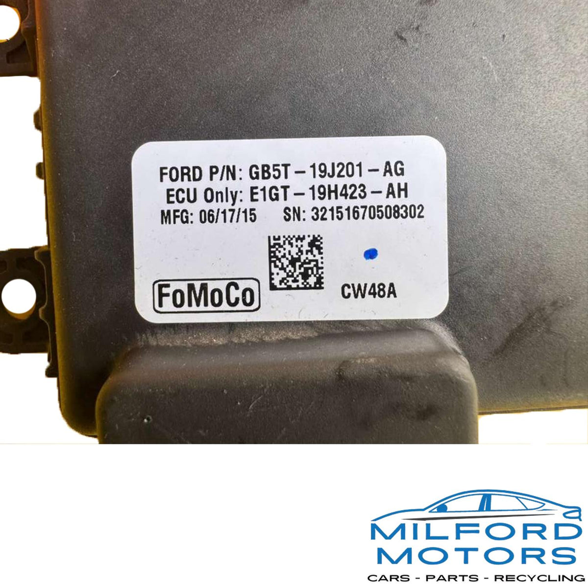 Used OEM Park Assist Control Module – 2016 Ford Explorer Limited – GB5T19J201AG
