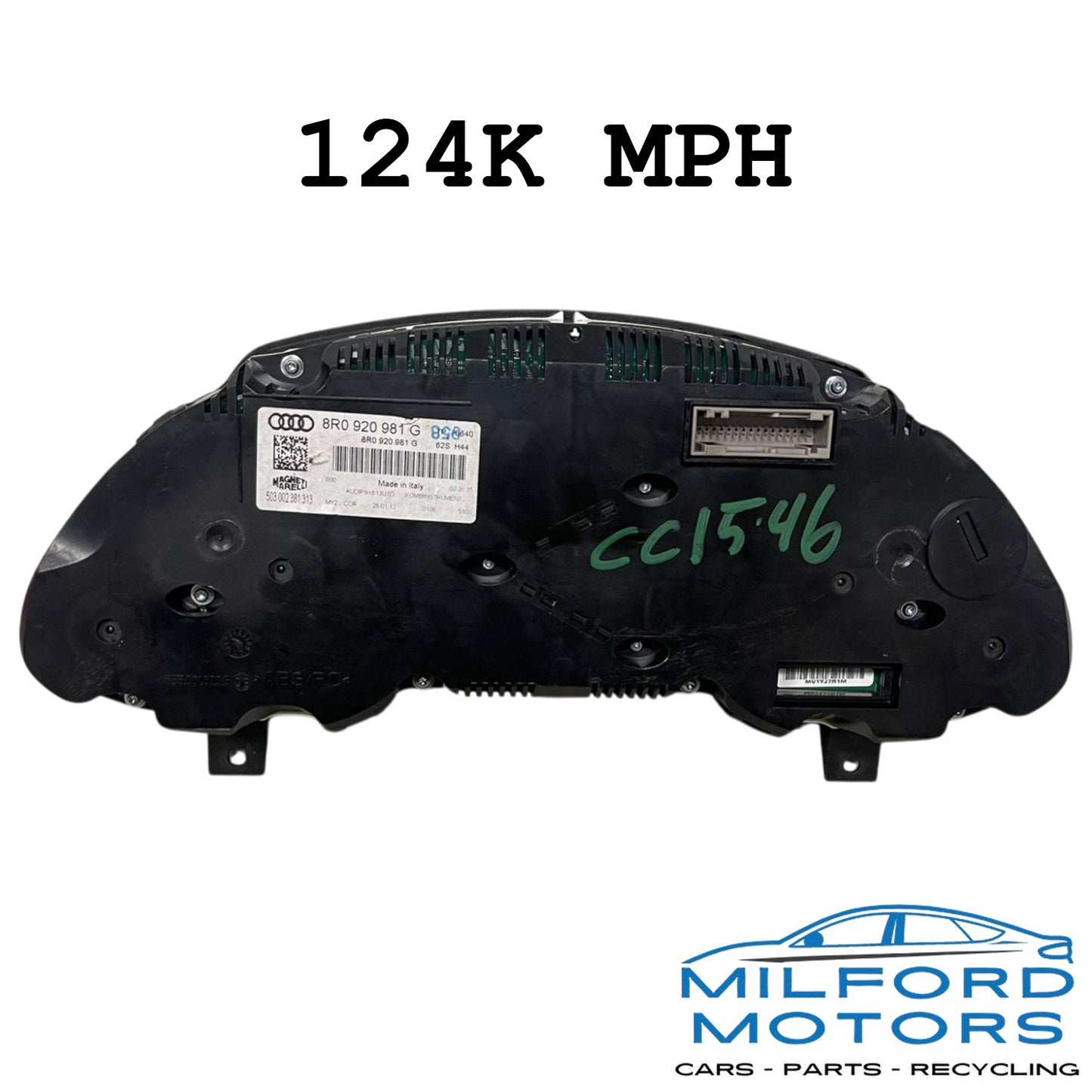 2011-2012 Audi Q5 Speedometer Instrument Cluster OEM – MPH – ID 8R0920950JX